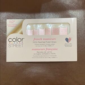 Color Street French Manicure Pink Nail Strips